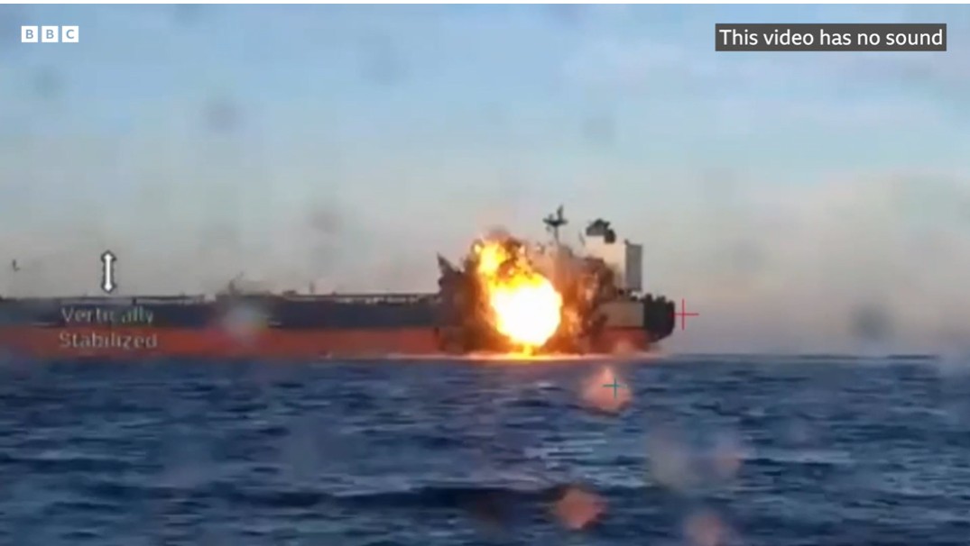 Drone Air Ukraina Serang Dua Kapal Tanker Minyak Russia di Laut Hitam 