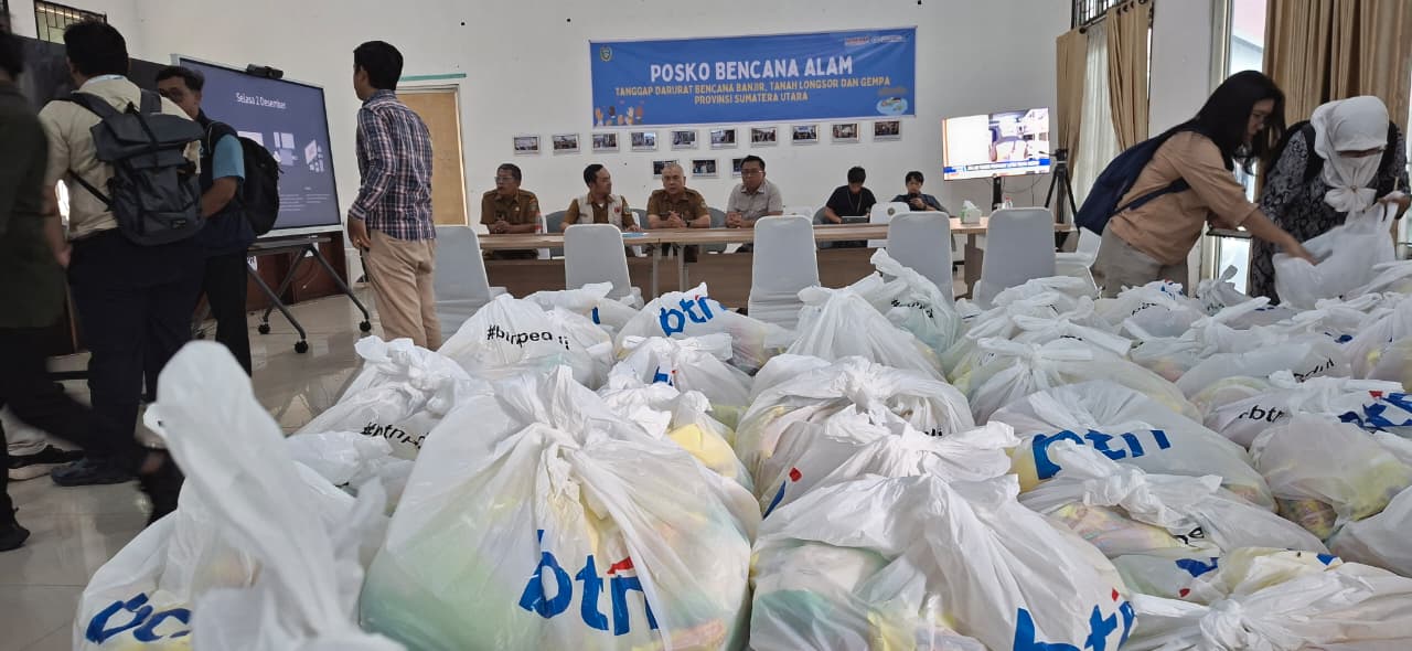 Pemerintah Siapkan Distribusi Udara, 50 Ton Beras Disuplai ke Sibolga