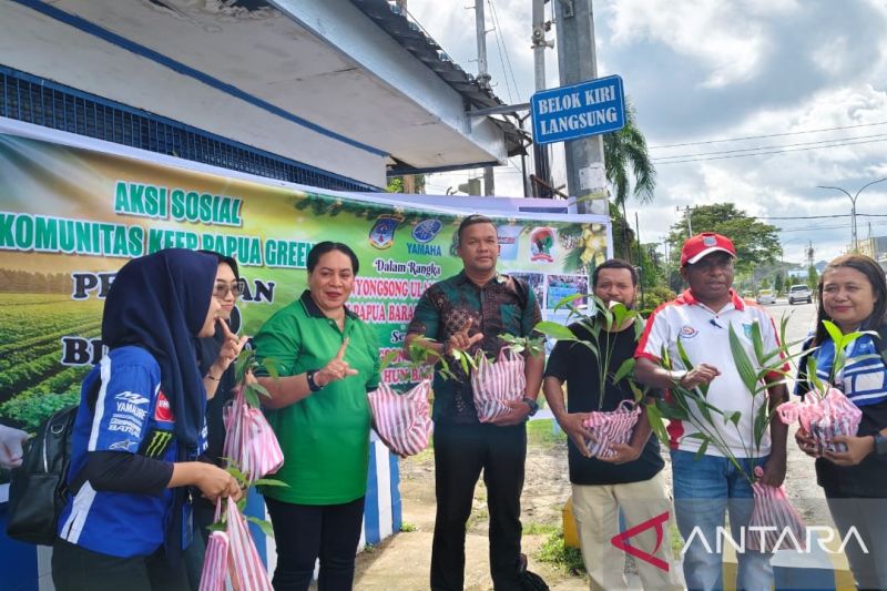 Komunitas Papua Green Bagikan 1.000 Bibit Pohon Gratis kepada Masyarakat