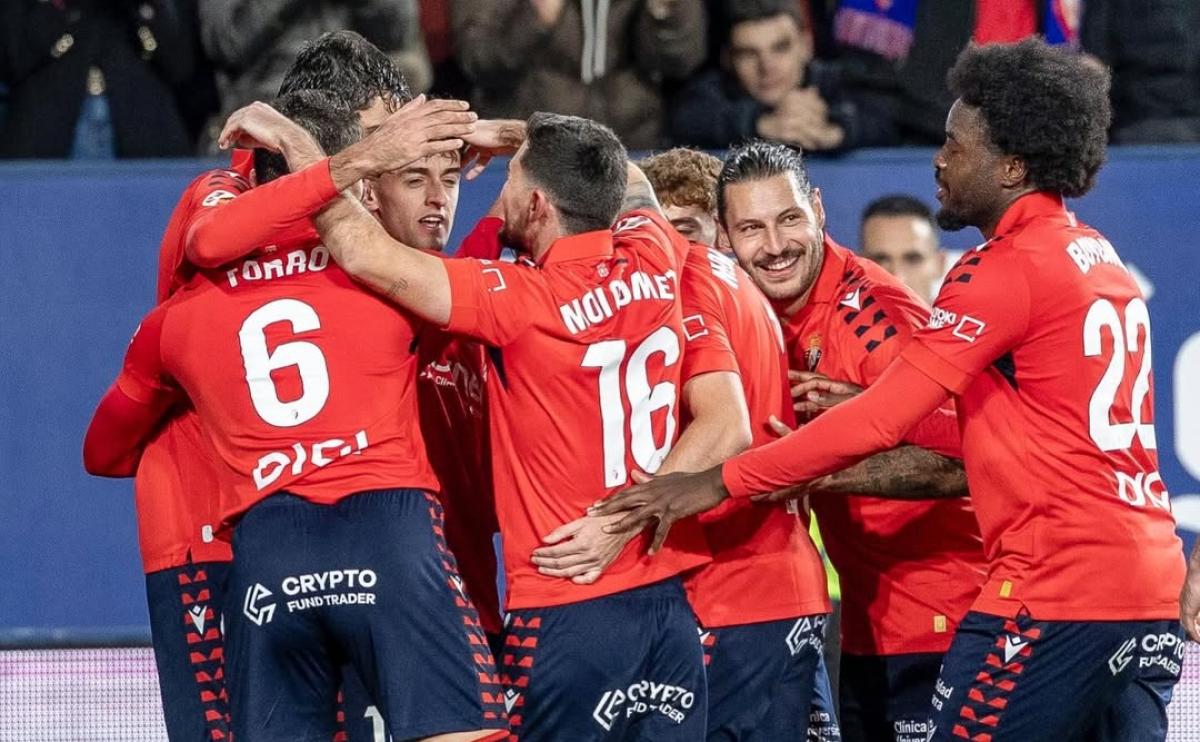 Hasil Liga Spanyol: Osasuna Jauhi Zona Degradasi Usai Taklukkan Levante