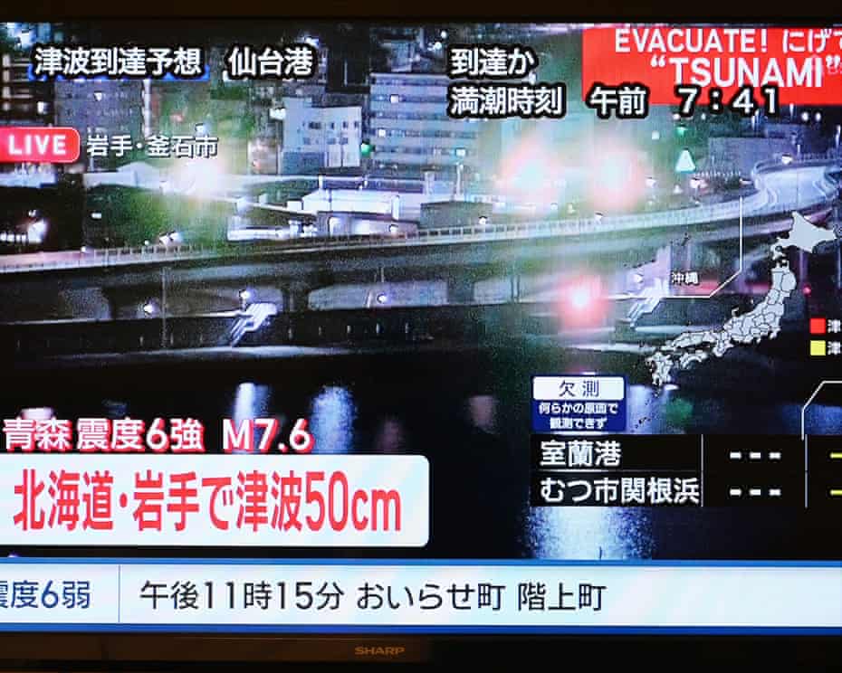 Jepang Instruksikan 90 Ribu Warga Mengungsi Pasca Gempa 7,5 Skala Richter