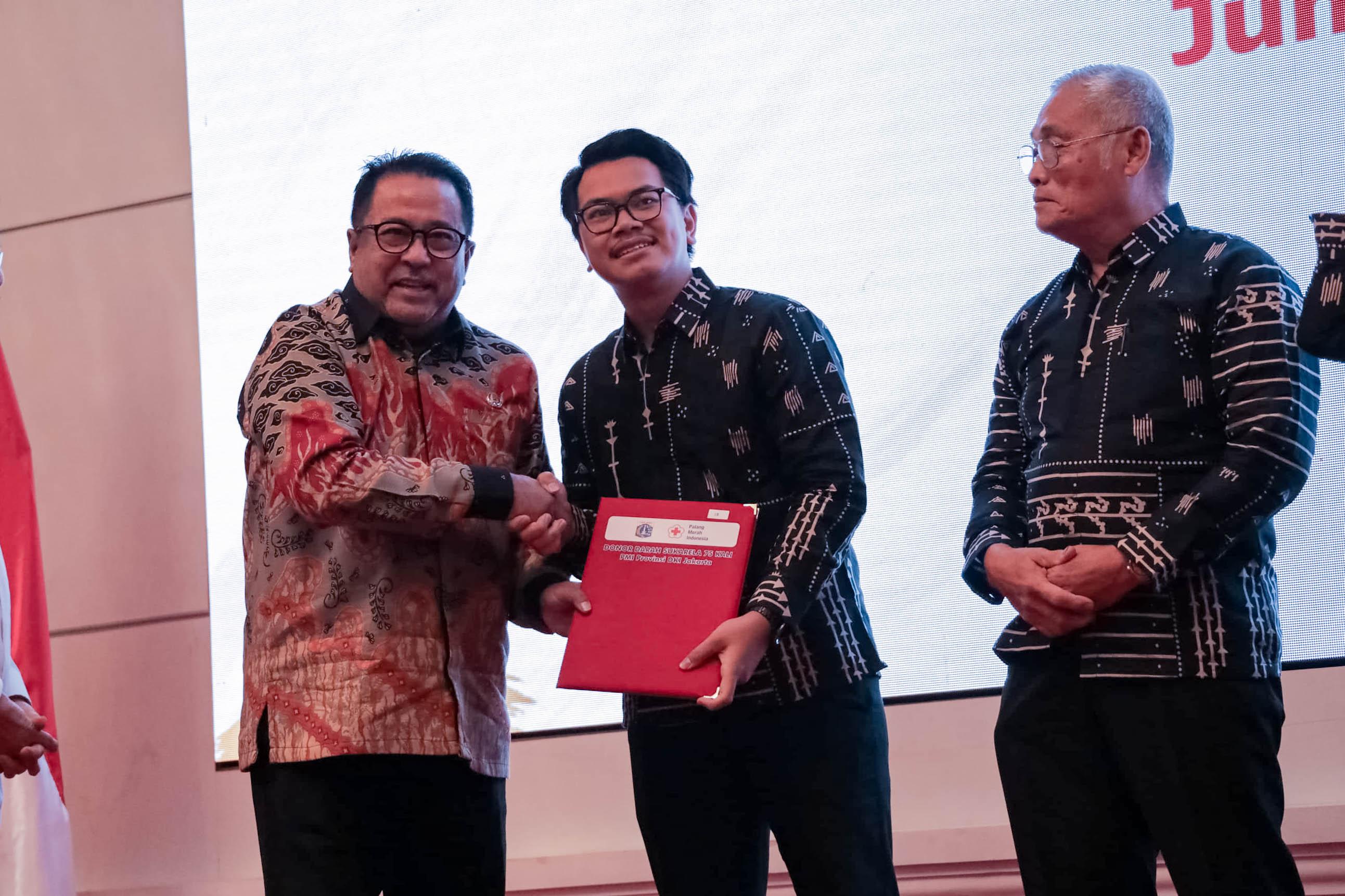 Wagub Rano Apresiasi 200 Pendonor Darah: Setiap Kantong Darah Adalah Kesempatan Hidup