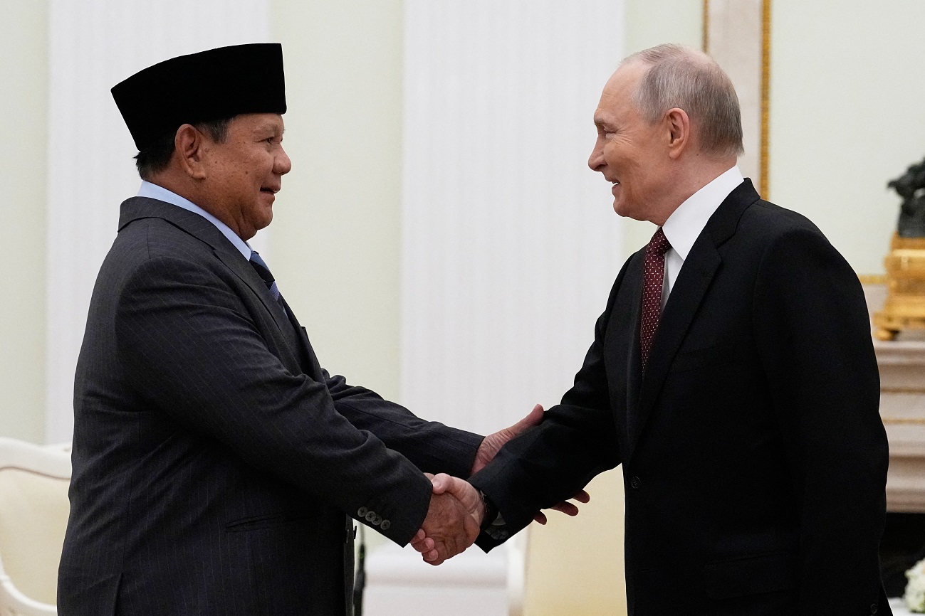 Prabowo–Putin Bertemu di Moskow