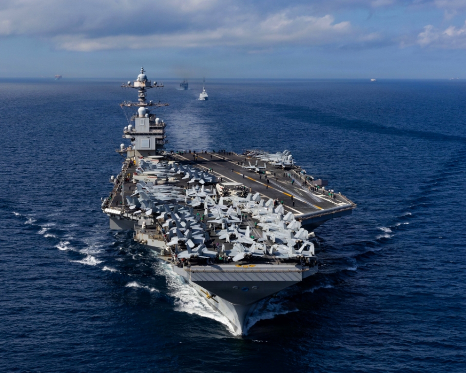 Dokumen Pentagon Bocor: Militer Tiongkok akan Berhasil Tenggelamkan Kapal Induk Terbesar AS, USS Gerald R. Ford 