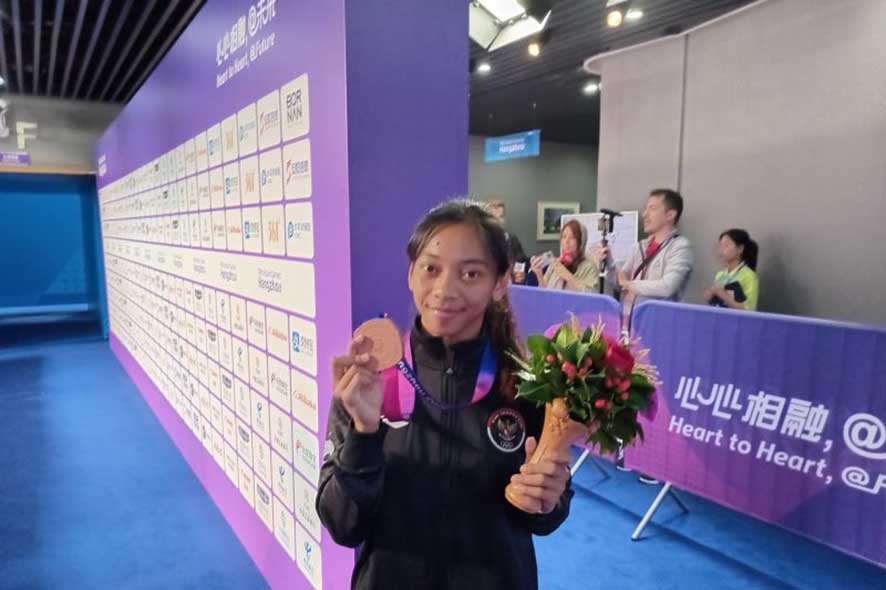 Dua Emas dari Sanda Membawa Wushu Indonesia Mempertahankan Juara Umum