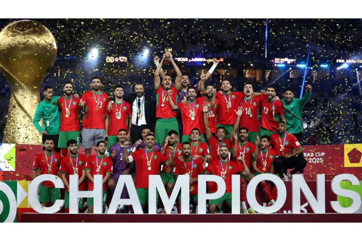 Menang 3-2 atas Yordania, Maroko Juara Piala Arab FIFA 2025 