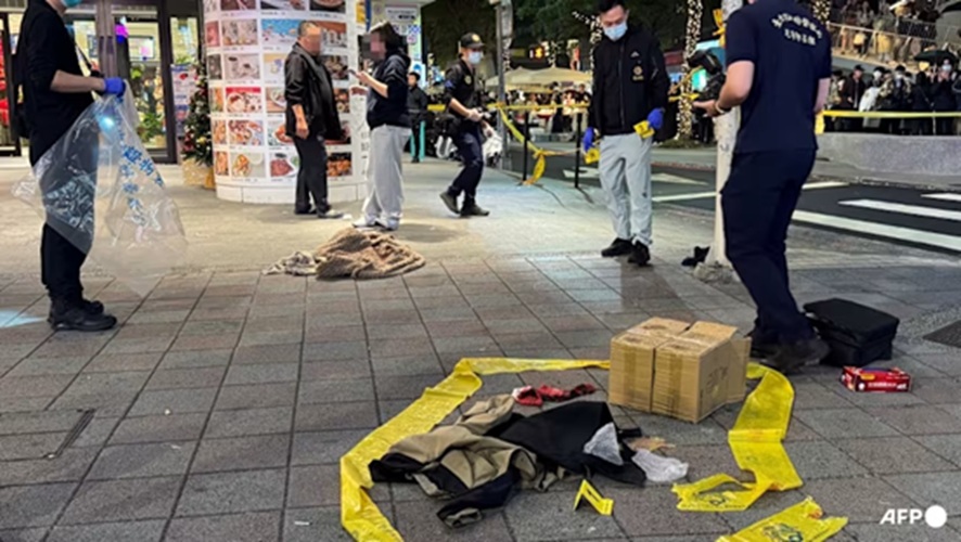 Polisi Taiwan: Pelaku Serangan di Stasiun Taipei dan Stasiun Zhongshan Bertindak Sendirian