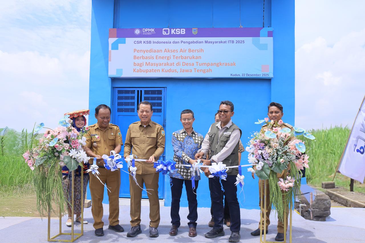Di Desa Tumpangkrasak, KSB Indonesia Resmikan Penyediaan Akses Air Bersih Berbasis Energi Terbarukan