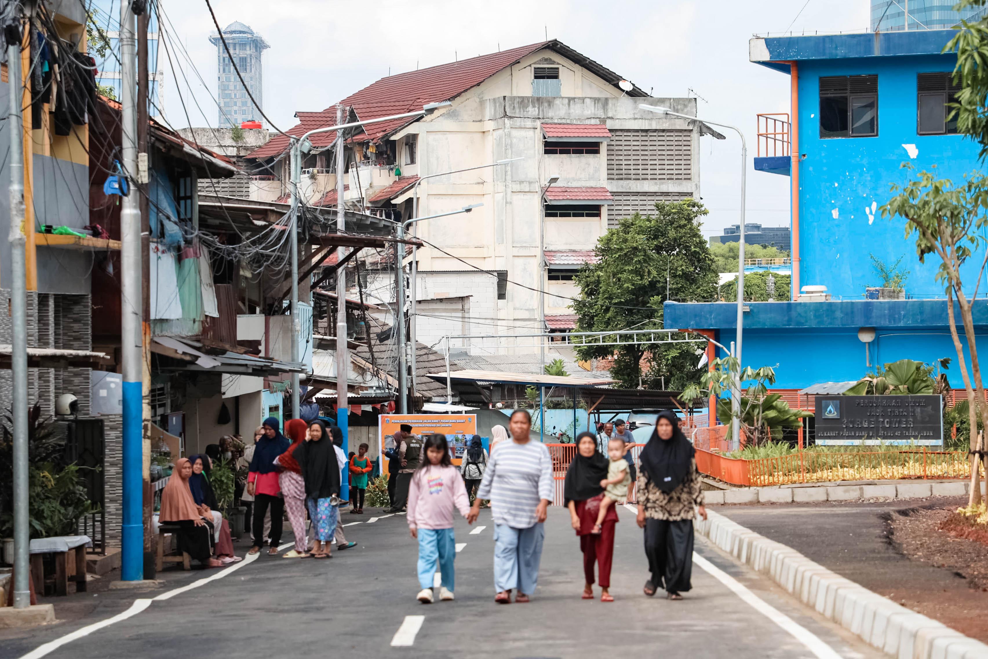 Akses Jalan Karet Tengsin Akhirnya Direvitalisasi Setelah Rusak Selama 30 Tahun