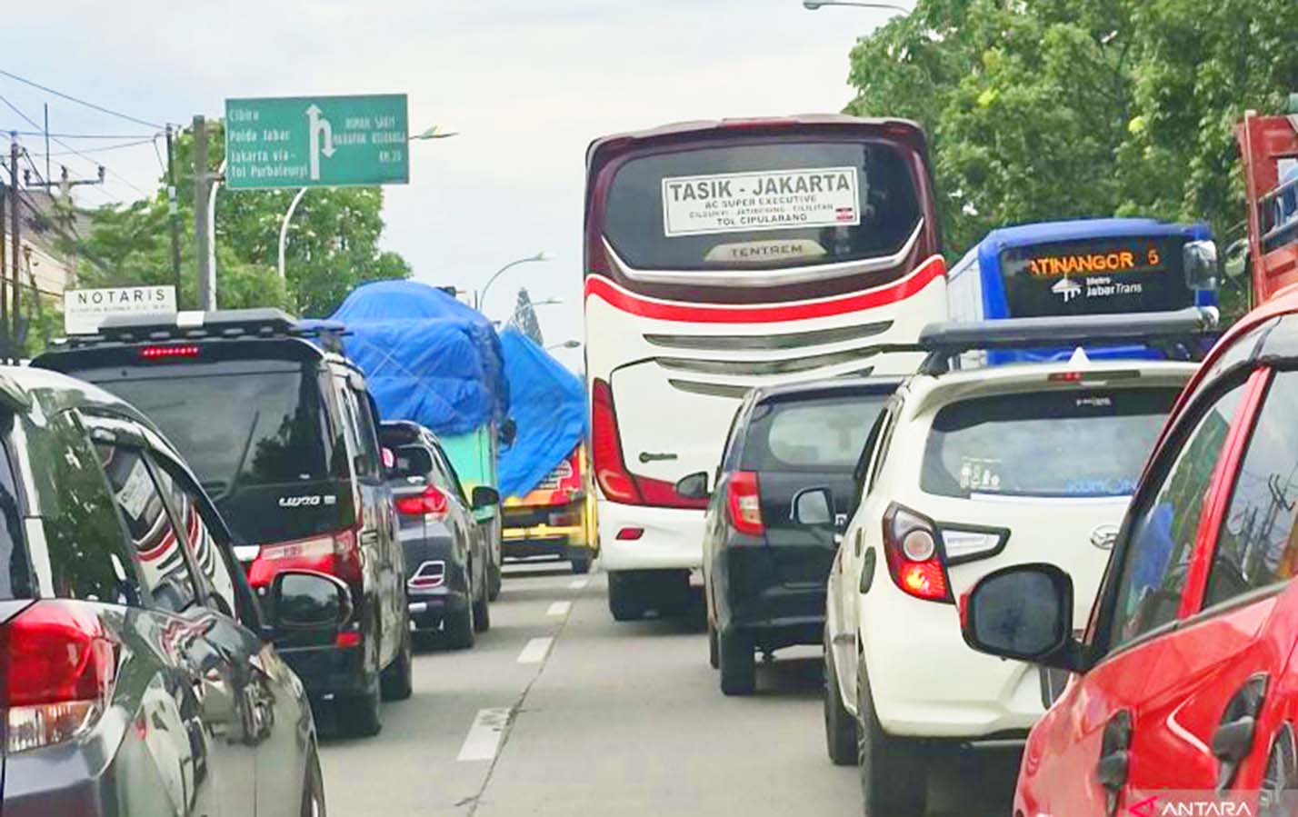 Dishub Bandung: 482 Ribu Kendaraan Melintas Selama Akhir Pekan Nataru