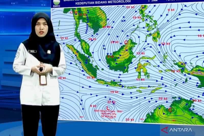 BMKG: Sebagian Besar Wilayah Indonesia Berpotensi Hujan dengan Intensitas Bervariasi pada Jumat