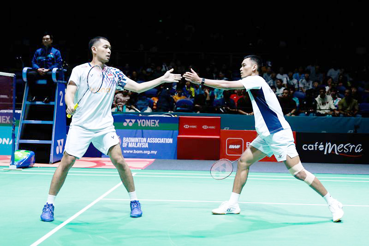 Malaysia Open 2026: Fajar/Fikri Hentikan Ganda Taiwan Lewat Rubber Game