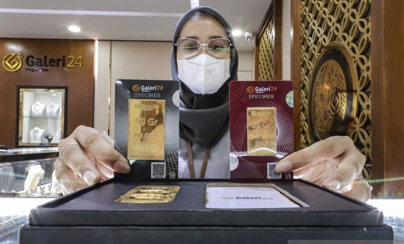Harga Emas Pegadaian Hari Ini, Kamis (8/1), Galeri24 dan UBS Kembali Melonjak
