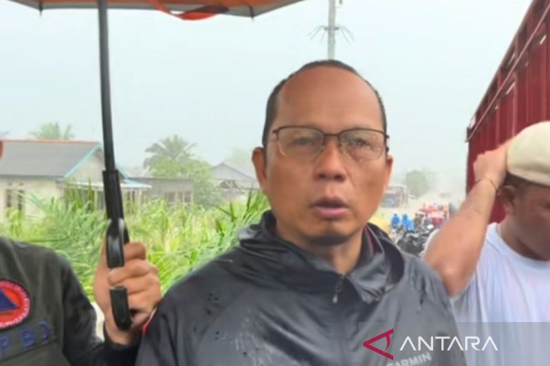56 Rumah Terendam Banjir di Lubuk Besar Bangka Tengah