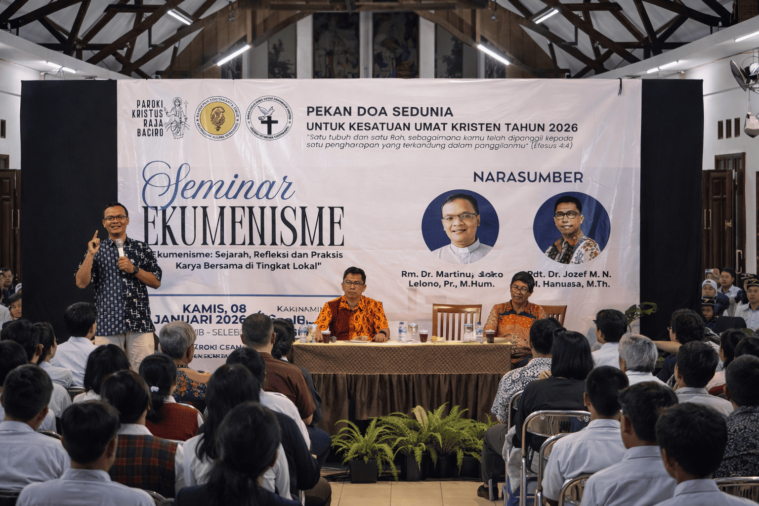 Umat Kristen–Katolik di Yogyakarta Gelar Seminar Ekumenisme Jelang Pekan Doa Sedunia 2026