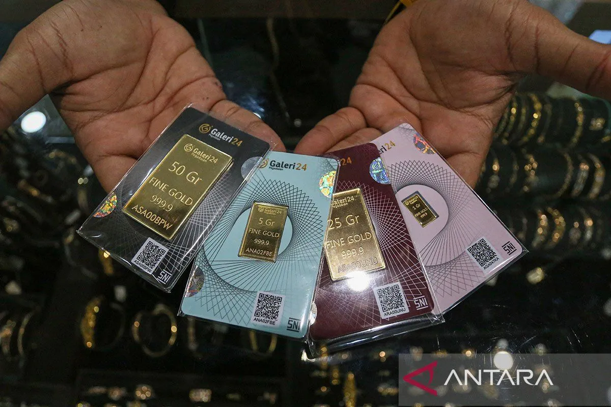 Harga Emas UBS-Galeri24 di Pegadaian, Minggu (11/1), Masih Stabil 