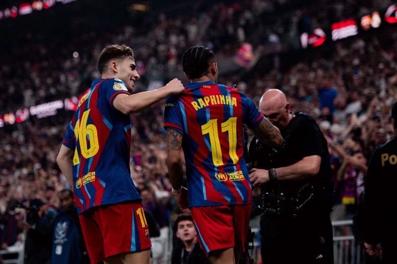 Barcelona Rengkuh Gelar ke-16 Piala Super Spanyol Usai Taklukkan Real Madrid 3-2