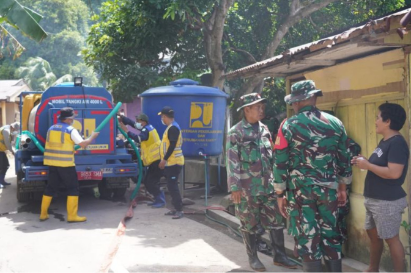 Bantuan Air Bersih untuk Warga yang Terdampak Bencan di Pulau Siau Sulut