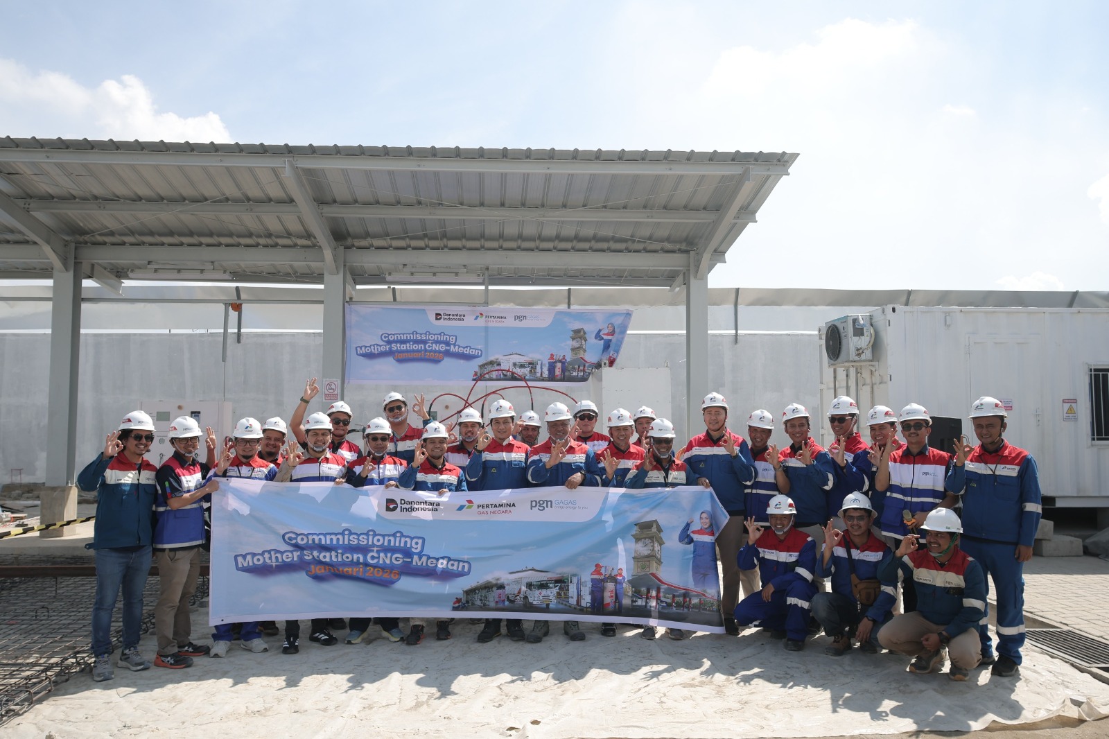 Perkuat Layanan Gas Bumi di Sumut, PGN Operasikan Mother Station CNG Medan