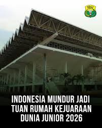 Disayangkan, Indonesia Batalkan Tuan Rumah Kejuaraan Dunia Junior 2026