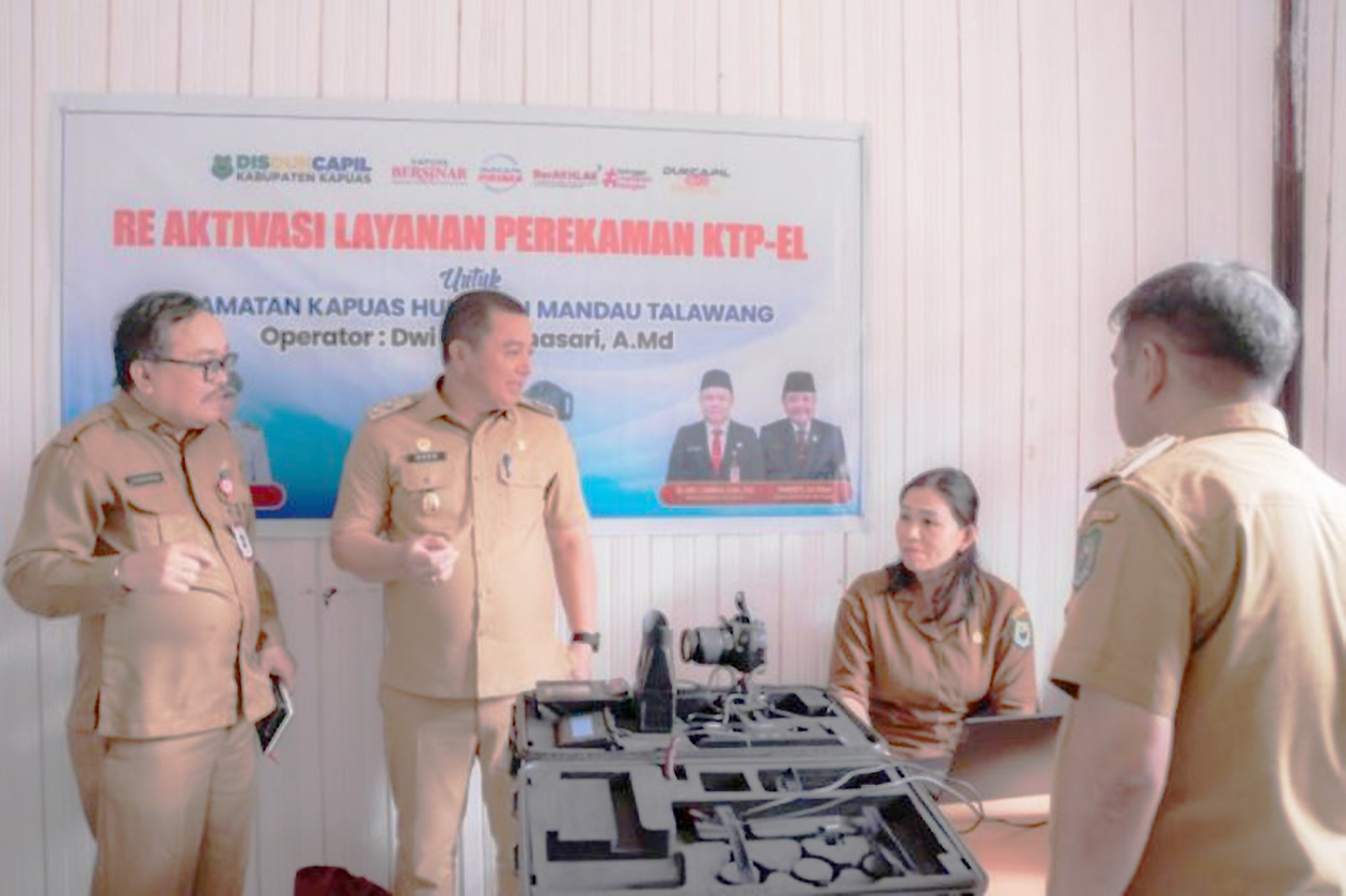 Kabar Baik! Layanan Perekaman KTP-el Aktif Kembali di Kapuas