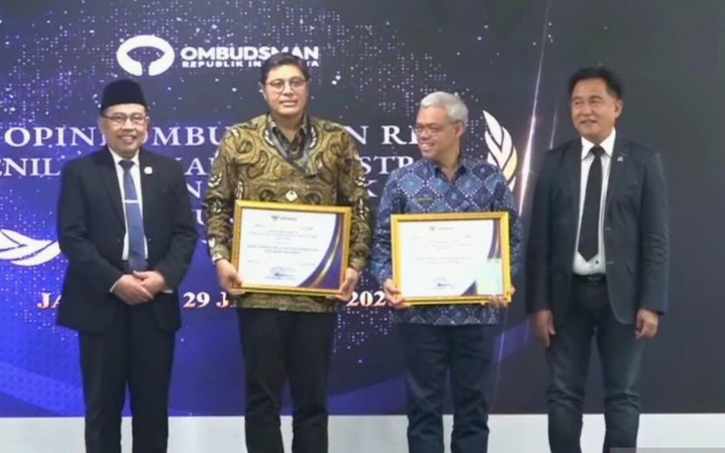Lima Kementerian Raih Opini Kualitas Tertinggi Ombudsman RI