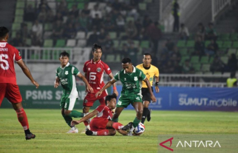 PSMS Medan Raih Tiga Poin Usai Kalahkan Bekasi City FC 2-1