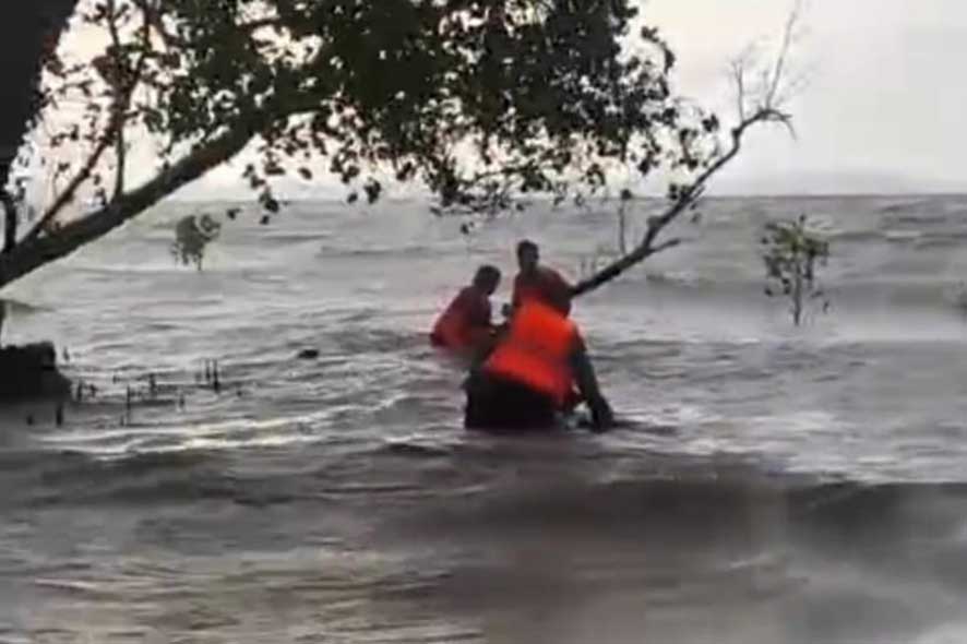 Kapal Cepat Rute Raha-Maligano Tenggelam 28 Penumpang Selamat