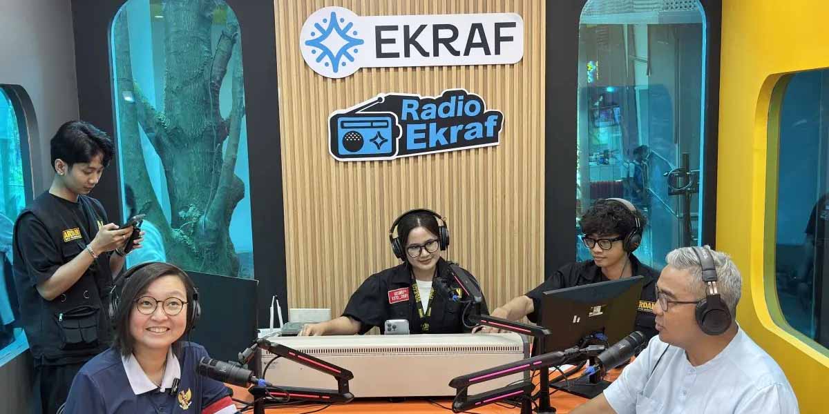 Kemenekraf Perkuat Ruang Kolaborasi dengan Luncurkan Radio Ekraf di Bandung 
