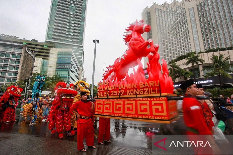 Meriah! Jakarta Penuh Warna Hadirkan Semarak Imlek dan Piala Dunia 2026 
