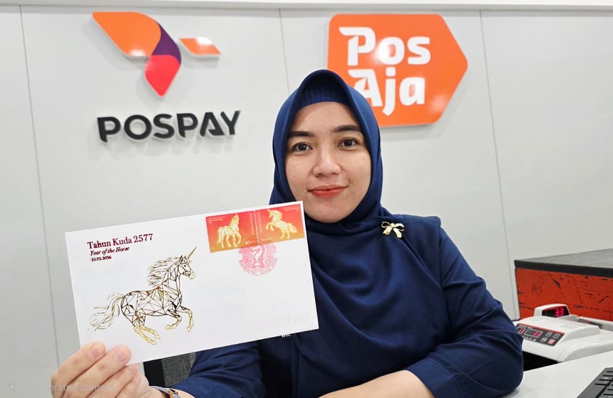 Pos Indonesia Terbitkan Prangko Edisi Khusus Sambut Imlek Tahun Kuda