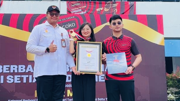 Melalui Gerakan Berbagi Kebahagiaan Terbanyak, halocoko Raih Rekor MURI