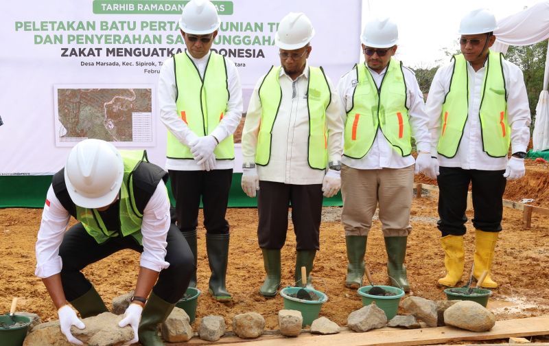 Baznas RI Bangun Hunian Tetap bagi Korban Bencana di Tapanuli Selatan