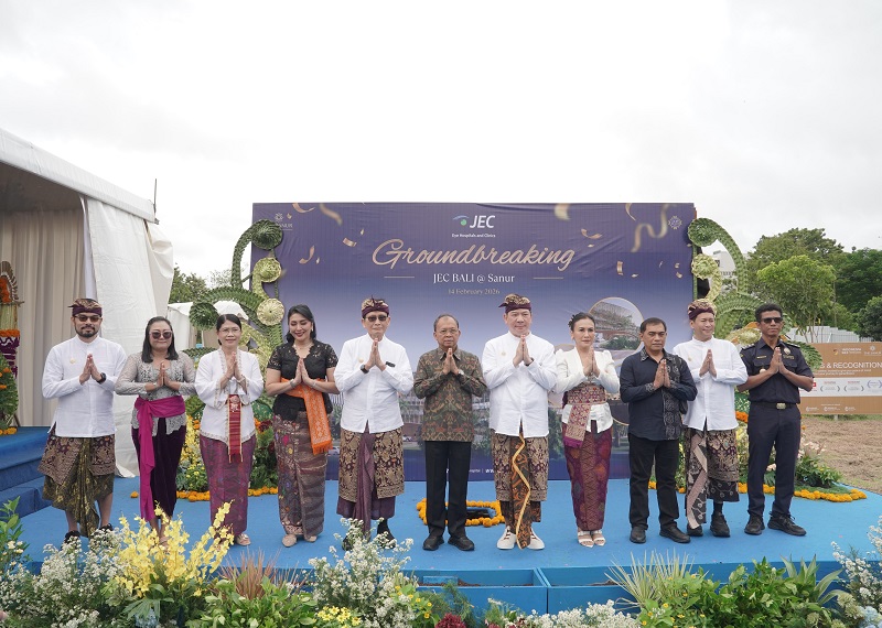 Groundbreaking JEC BALI @ Sanur Dorong Bali Jadi Destinasi Health Tourism Dunia