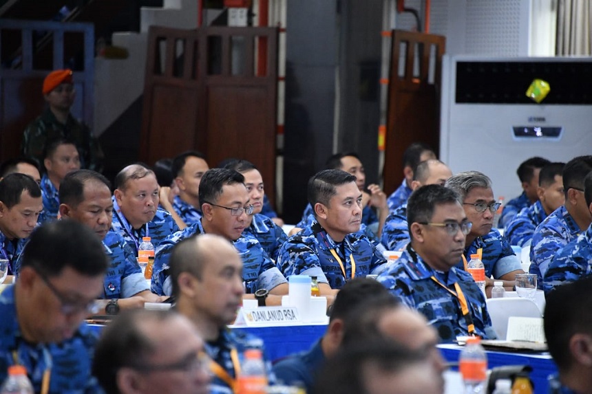 Komandan Lanud Sultan Hasanuddin Ikuti Rapim TNI AU TA 2026