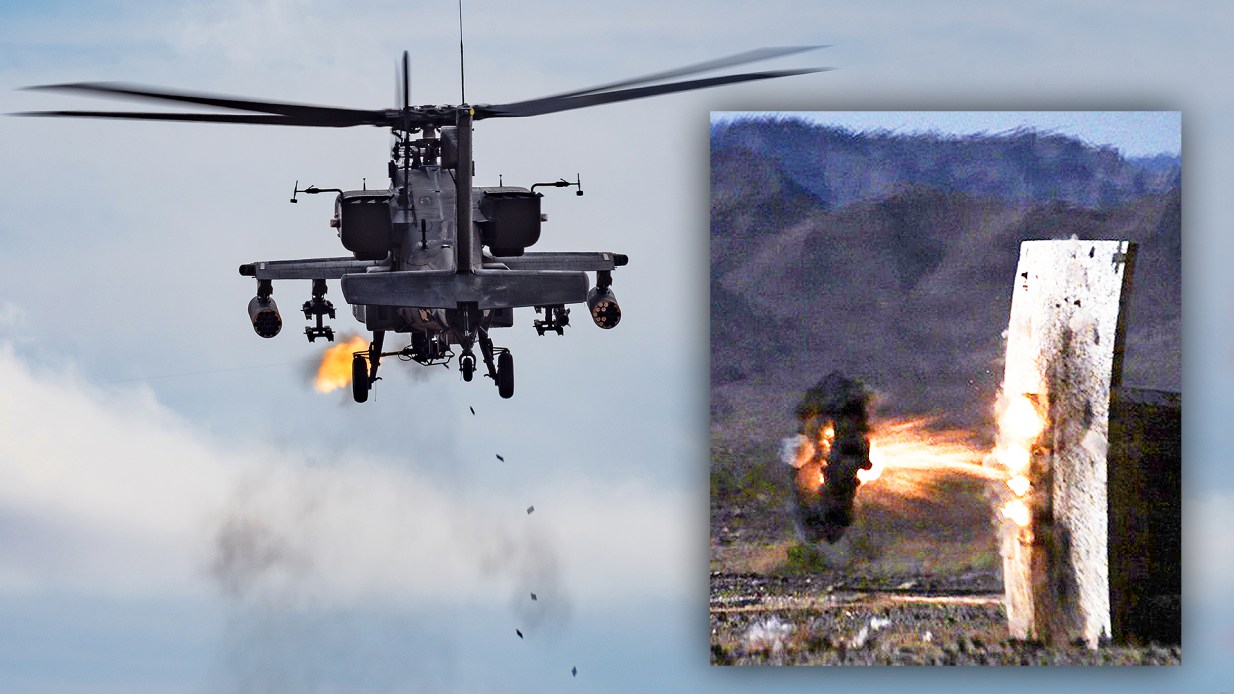 Helikopter AH-64 Apache Akan Dilengkapi Amunisi Meriam yang Dapat Meledak  untuk Menghancurkan Drone