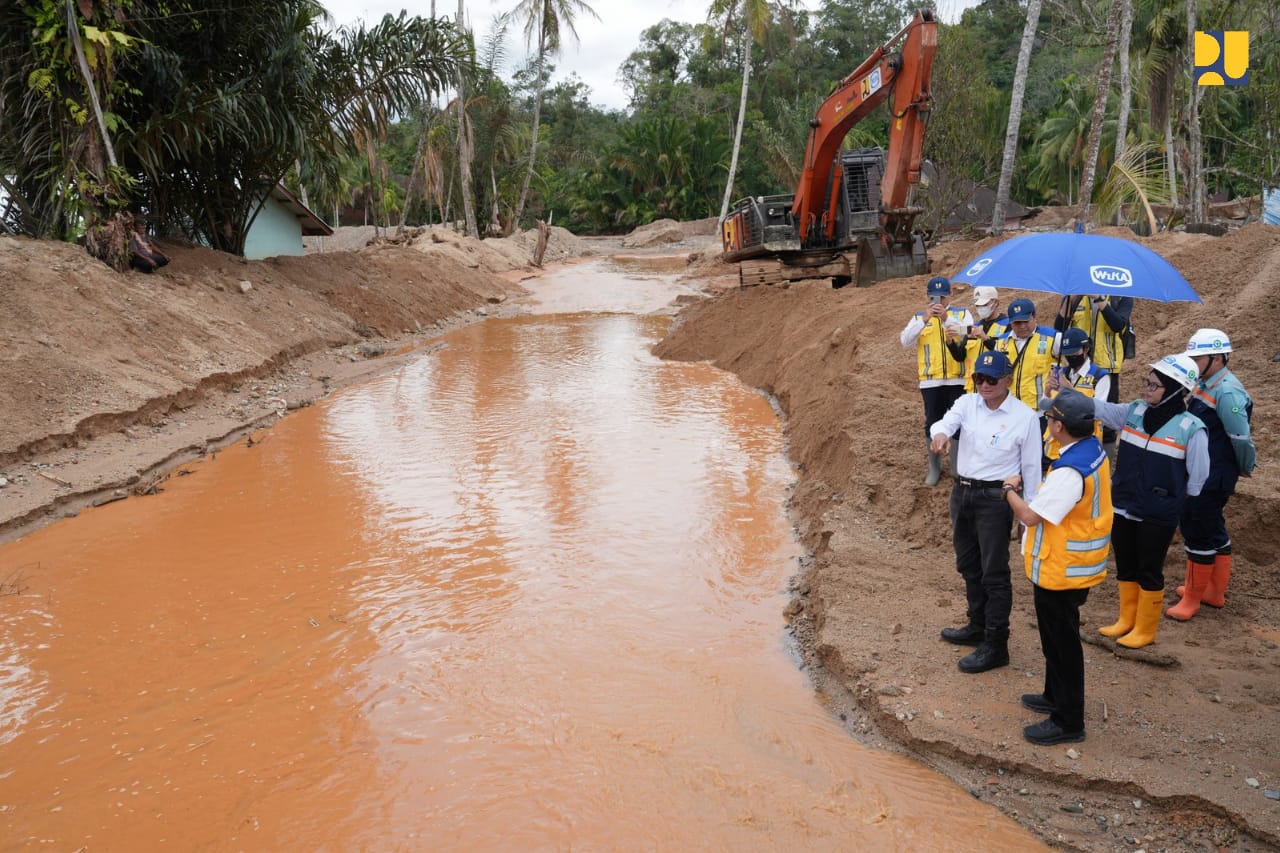 Darurat Banjir! Kemen PU Percepat Pembangunan Sabo Dam Tapanuli Tengah, Rampung Mei