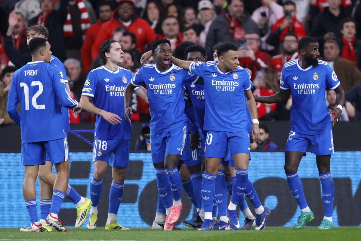 Playoff Liga Champions: Vinicius Junior Bawa Real Madrid Menang Tipis 1-0 Atas Benfica di Lisbon