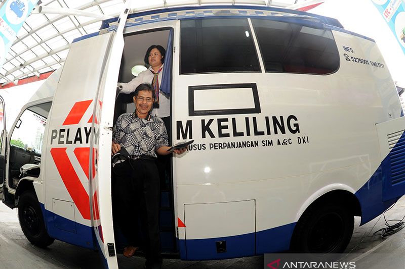 Layanan SIM Keliling di Jakarta pada Senin Ini
