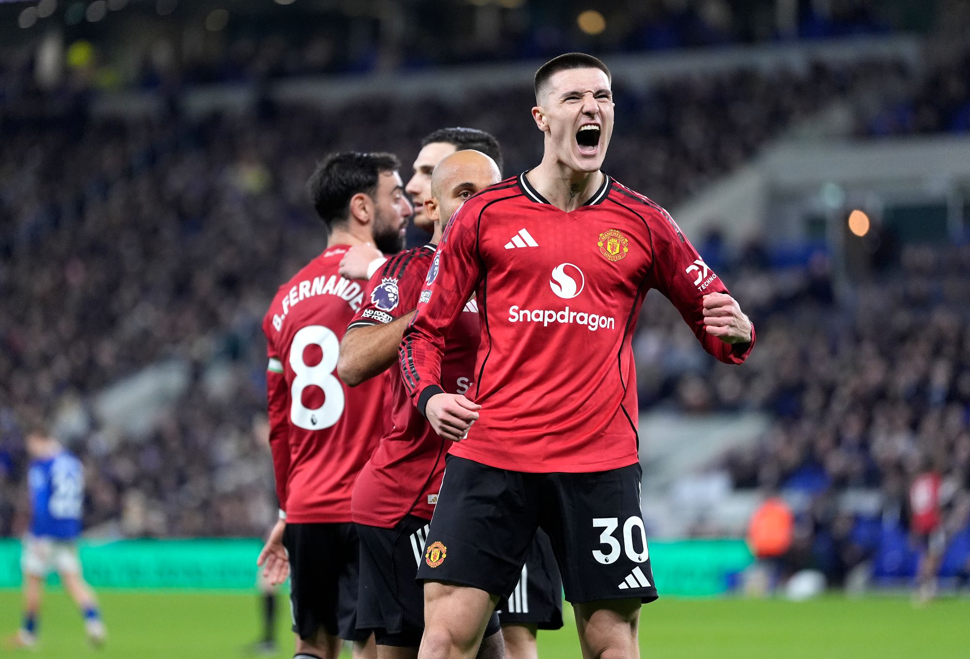 Liga Inggris: Super-sub Sesko Bantu Manchester United Tumbangkan Everton