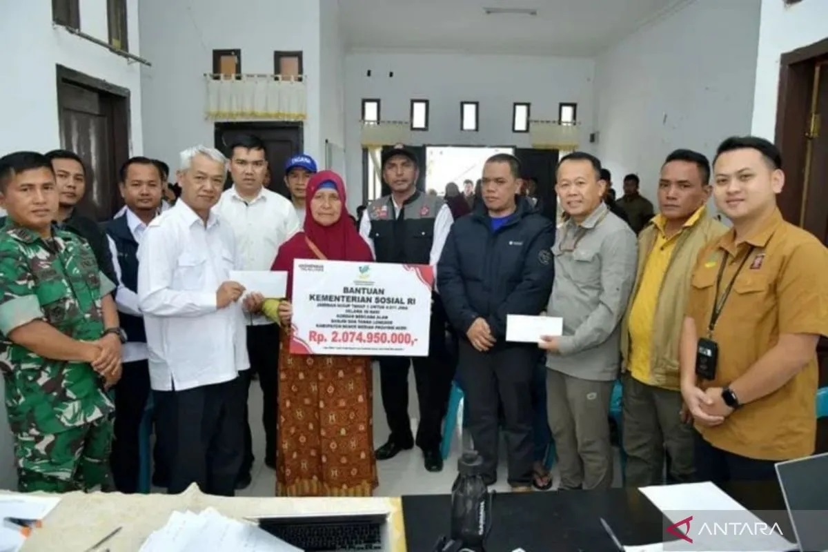 Kemensos Salurkan Bantuan Jadup Rp2 Miliar untuk 1.242 KK Penyintas Bencana di Bener Meriah, Aceh 