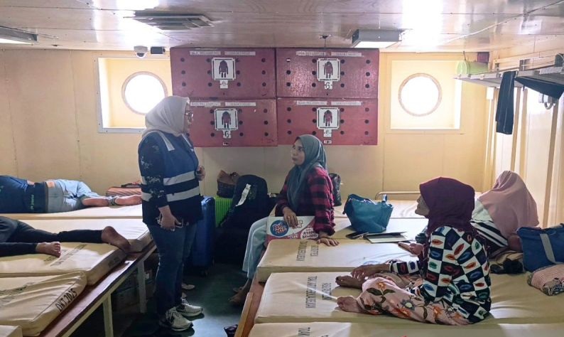 Lonjakan Pemudik Terjadi di Sampit, Tiket Keberangkatan Pertengahan Maret Nyaris Habis
