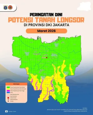 Update Wilayah Rawan Longsor Jakarta Maret 2026: Lokasi, Penyebab, dan Cara Mitigasi