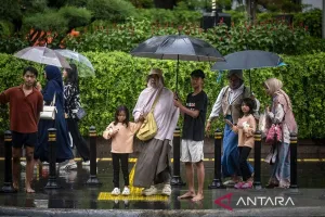 Cuaca Jakarta Hari Ini, Jumat (13/3): Jaksel dan Jaktim Hujan Ringan Saat Siang