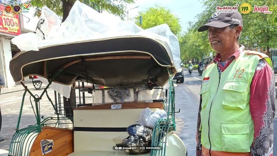 Siap Layani Wisatawan, Becak Kayuh di Yogyakarta Kini Sudah Bertenaga Listrik
