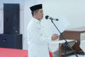 Bupati Karawang Lantik 9 Kepala Desa Terpilih Hasil Pilkades Digital