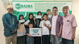 SIWO PWI Pusat Berbagi, Santuni Yatim Piatu Yayasan BASMA