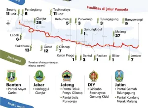 Pemudik Dianjurkan Manfaatkan  Jalur Pantai Selatan