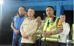Korps Lalu Lintas Polri Berlakukan One Way Nasional KM 70–KM 414 Mulai Rabu Siang