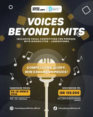 'Voices Beyond Limits Kompetisi Vokal Inklusif untuk Penyandang Disabilitas dan remaja berkebutuhan khusus